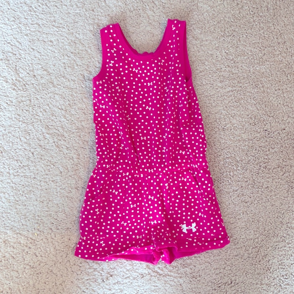 Under armour pink romper size 3t